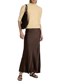 Romina Satin Maxi Skirt