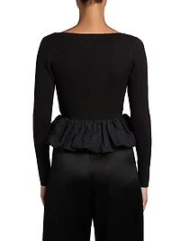 Tillie Ruffled-Hem Top