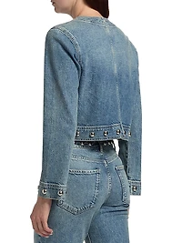 Capistrano Studded Denim Jacket