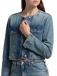Capistrano Studded Denim Jacket