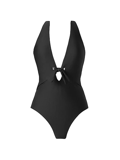 Solid Halle Colorblocked One-Piece Swimsuit