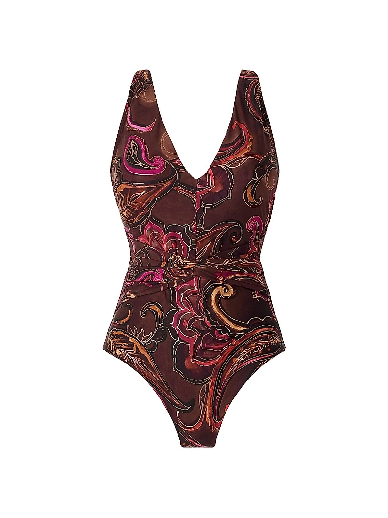 Empress Esti Botanical Print One-Piece Swimsuit