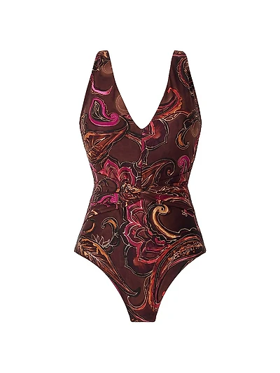 Empress Esti Botanical Print One-Piece Swimsuit