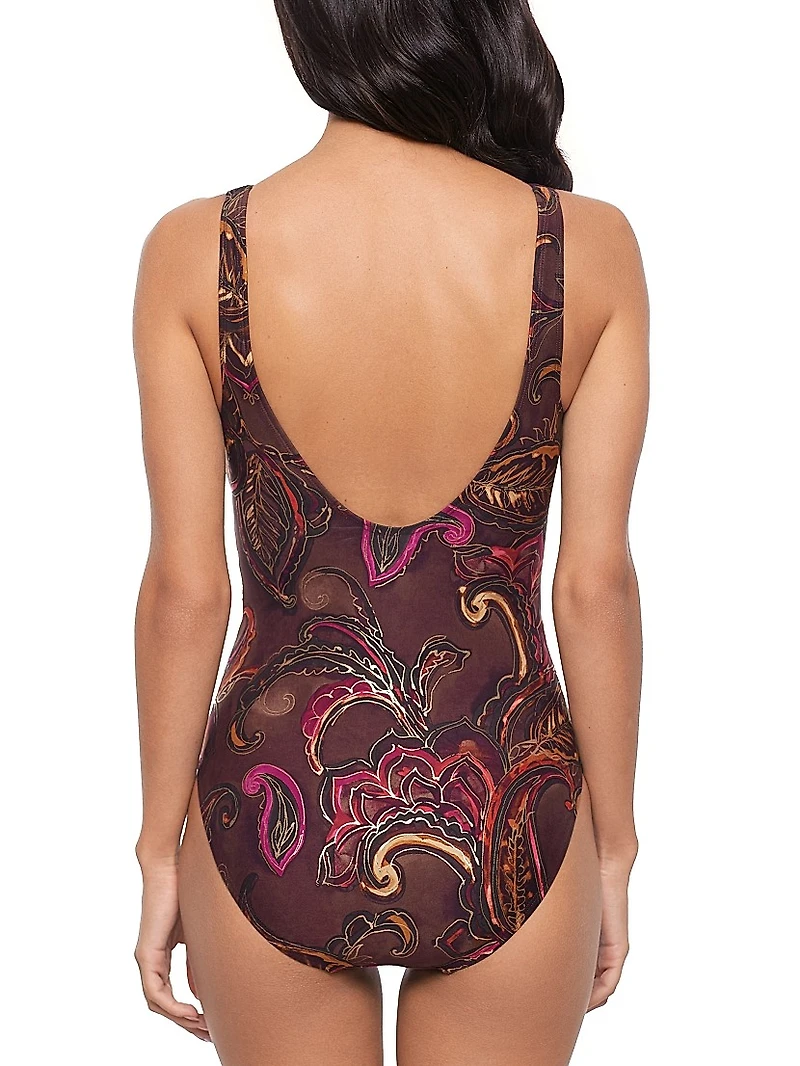 Empress Esti Botanical Print One-Piece Swimsuit