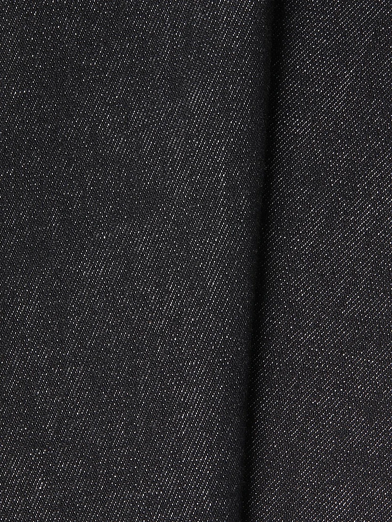 Stretch Denim Cropped Flare Pants