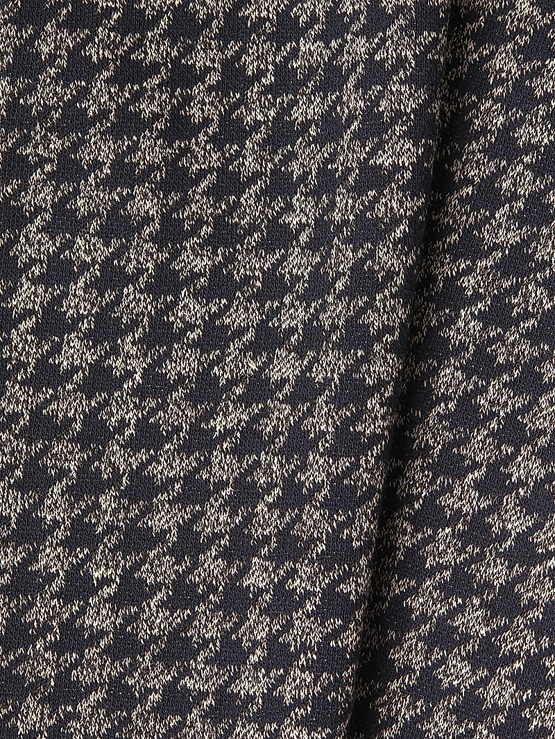 Avenue Montaigne Houndstooth Cropped Flared Pants