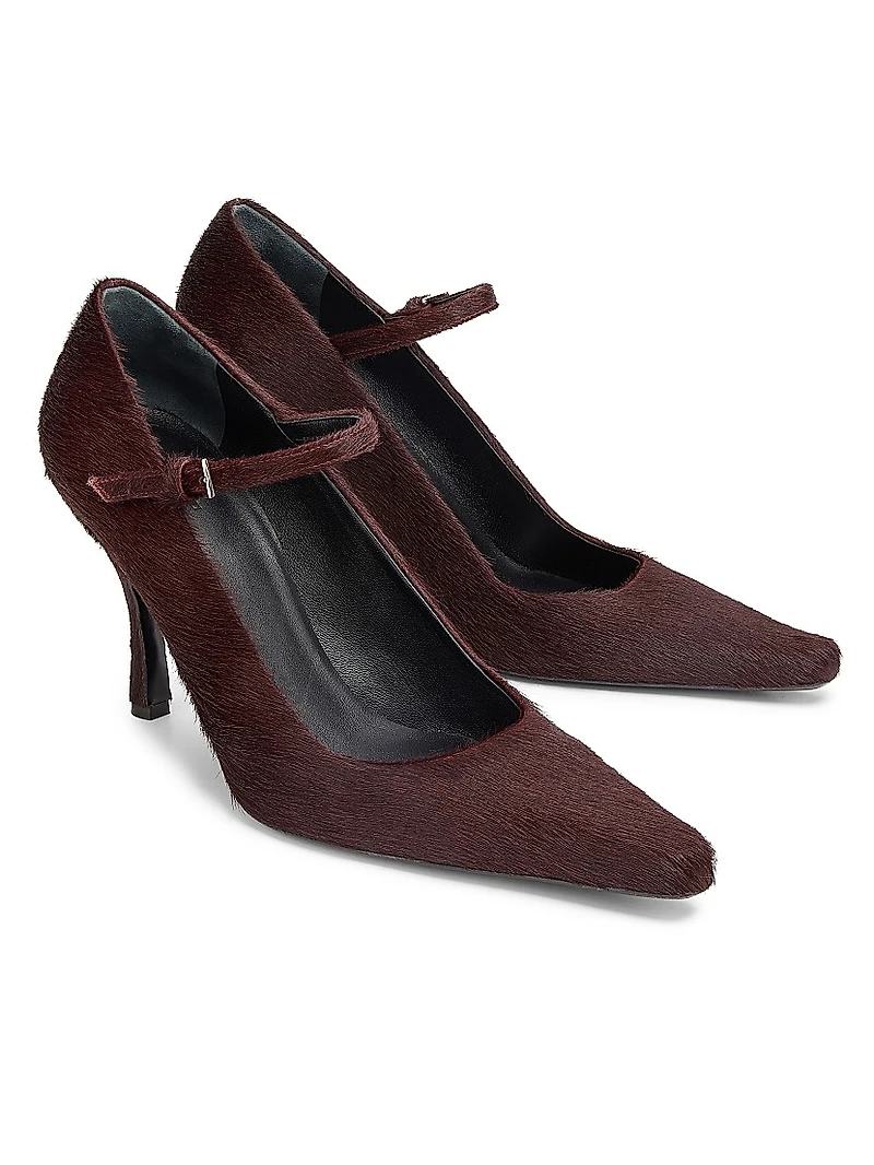 Kabel 85MM Calf Hair Pumps