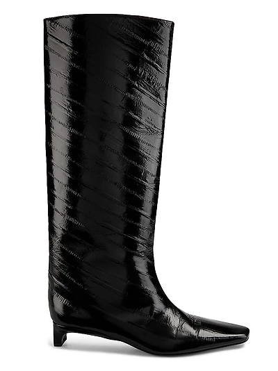 Joan 35MM Leather Knee-High Boots