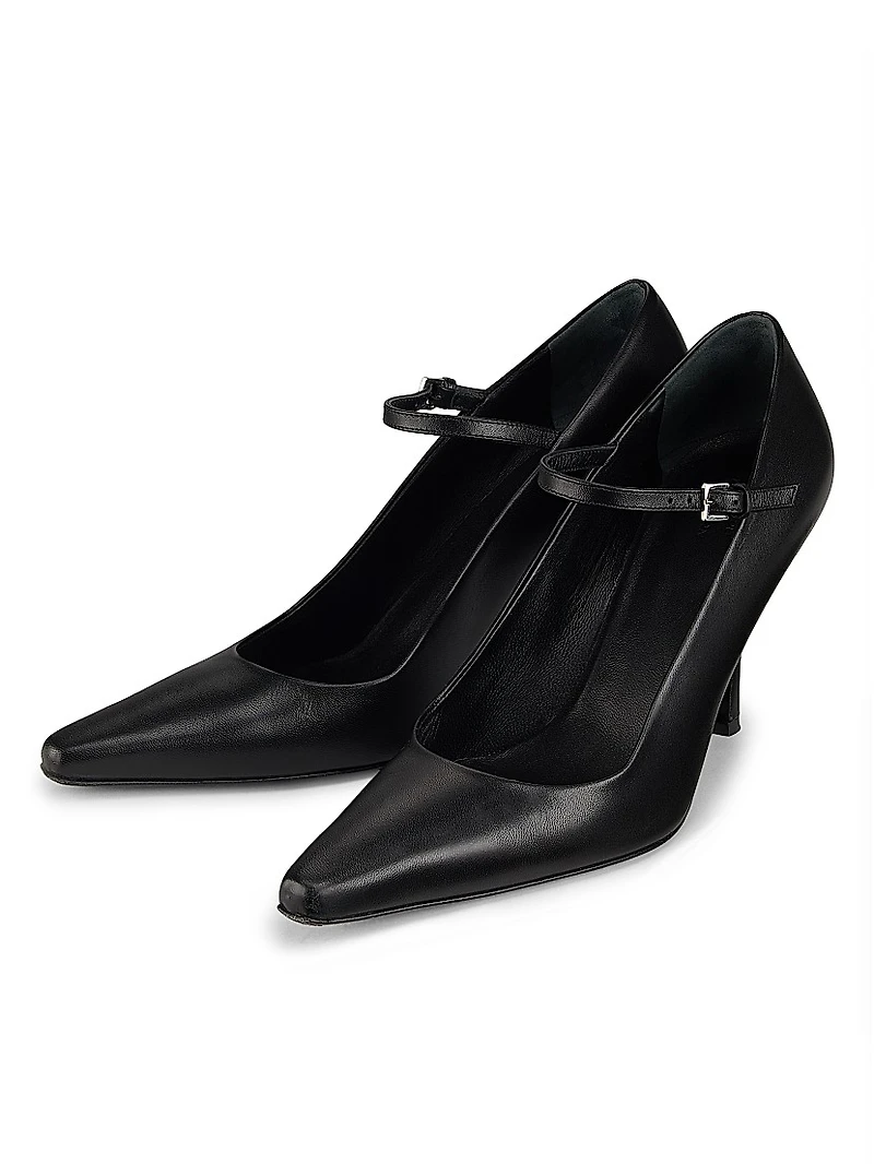 Carey 85MM Leather Pumps