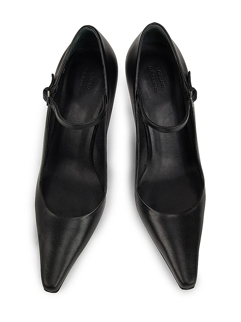Carey 85MM Leather Pumps