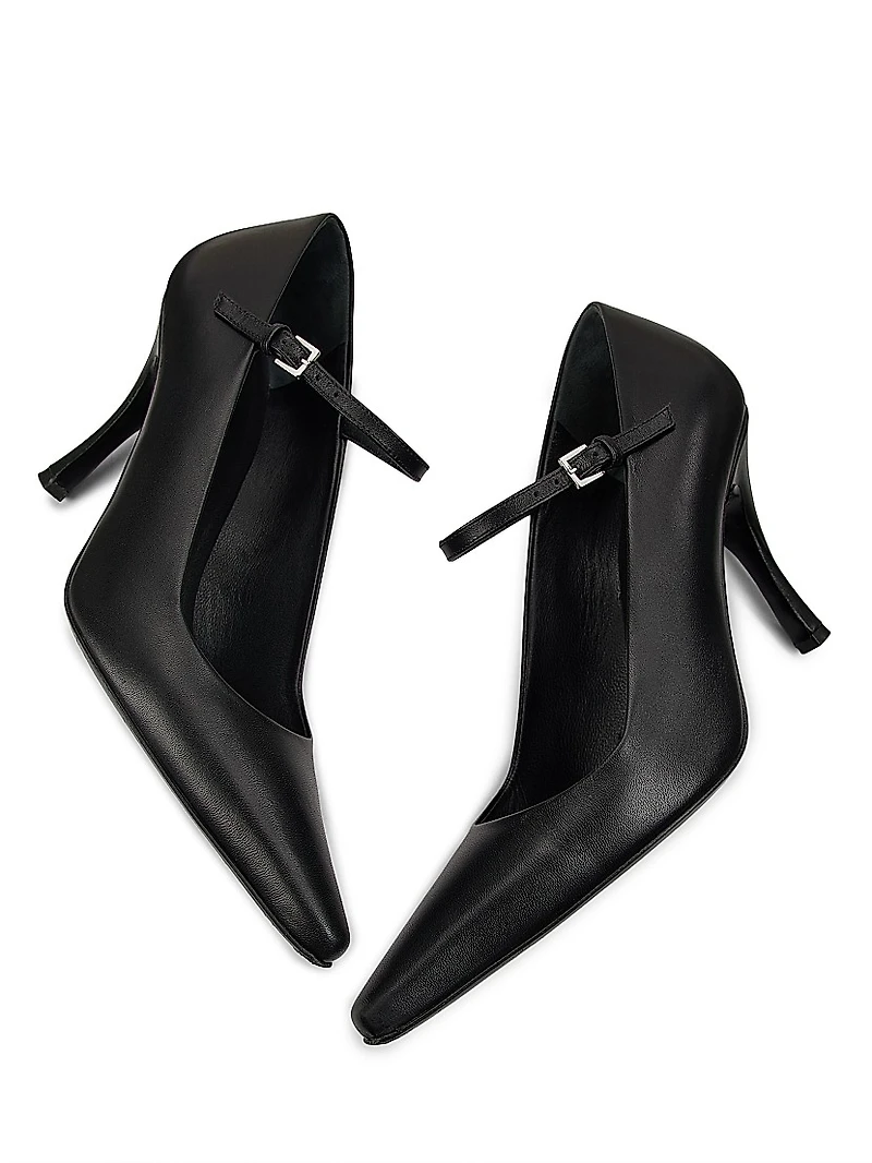 Carey 85MM Leather Pumps