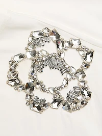 Crystal Cluster Flower T-Shirt