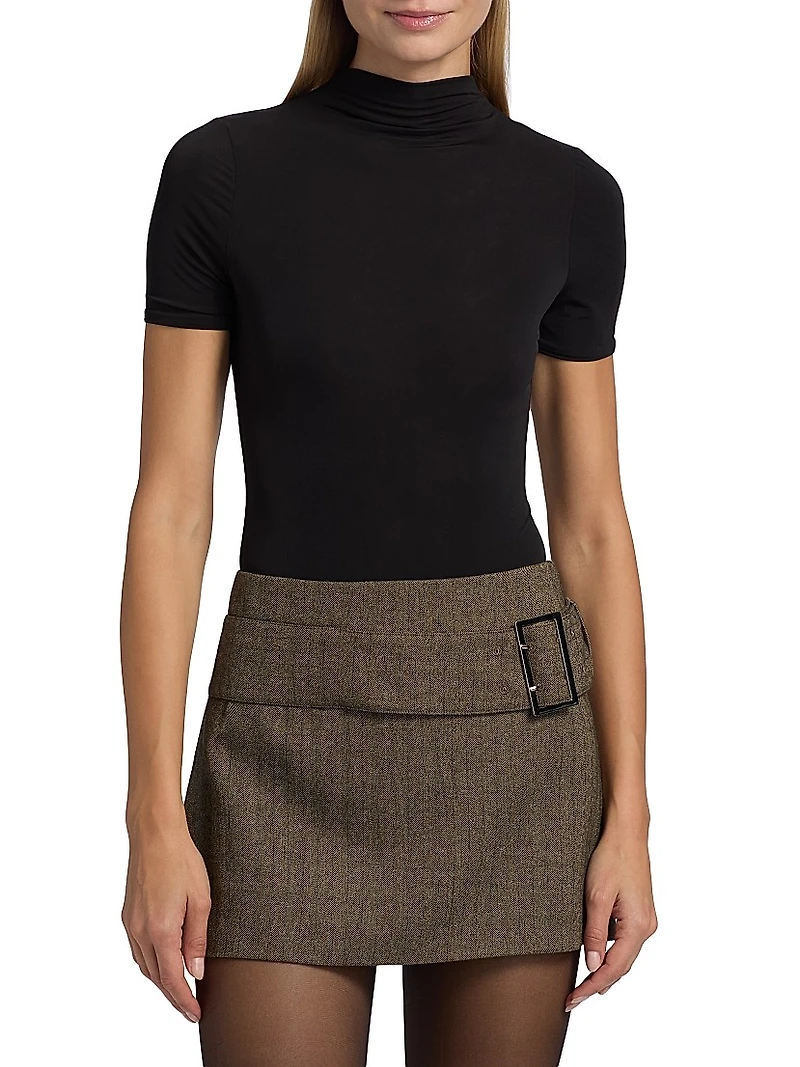 Tommy Mock Turtleneck Bodysuit