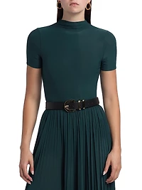 Tommy Mock Turtleneck Bodysuit