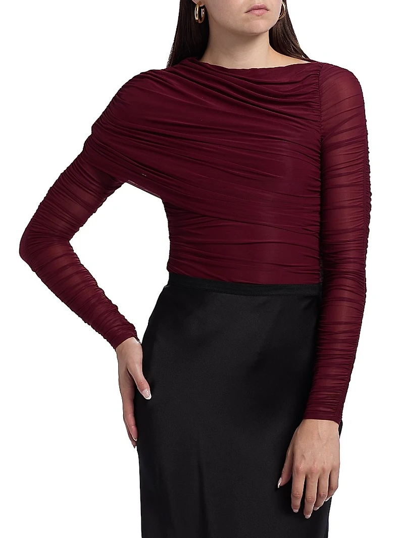 Zarina Draped Bodysuit