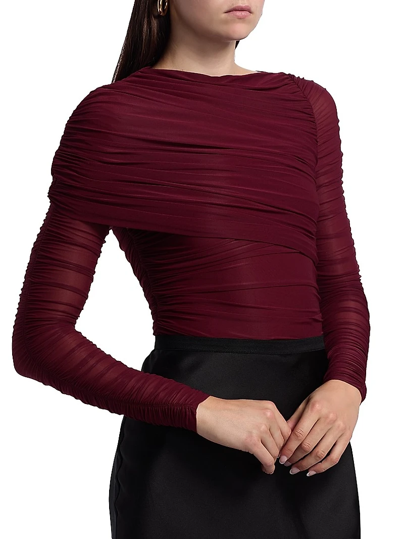 Zarina Draped Bodysuit