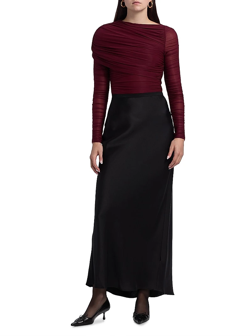 Zarina Draped Bodysuit