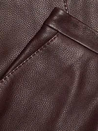Dorian Leather Pencil Midi-Skirt