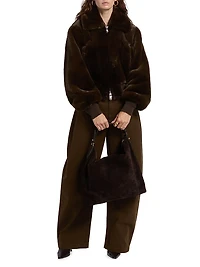 Clemence Faux-Fur Jacket