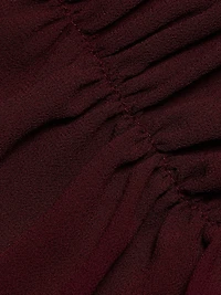 Louisa Chiffon Gathered Gown