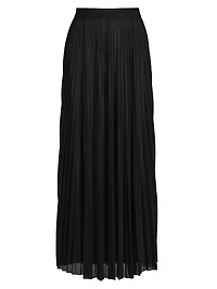 Mist Pleated Maxi Skirt