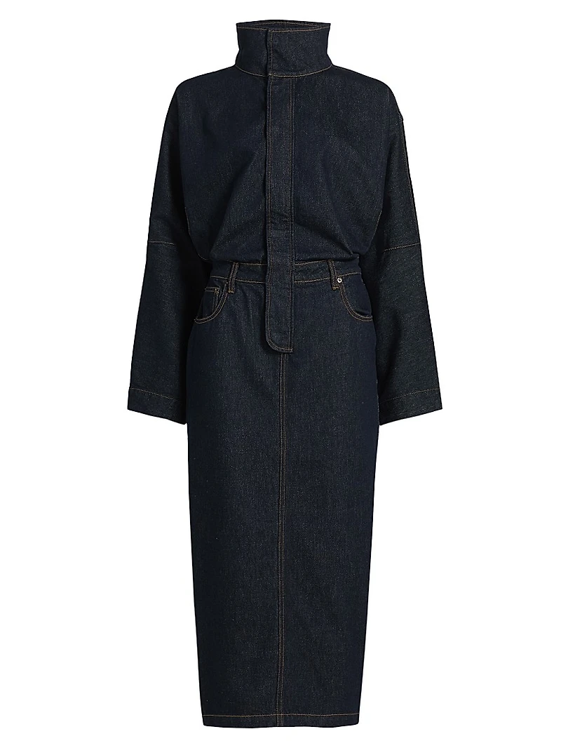 Sebastian Denim Midi-Dress