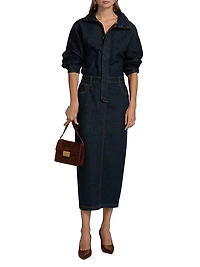 Sebastian Denim Midi-Dress