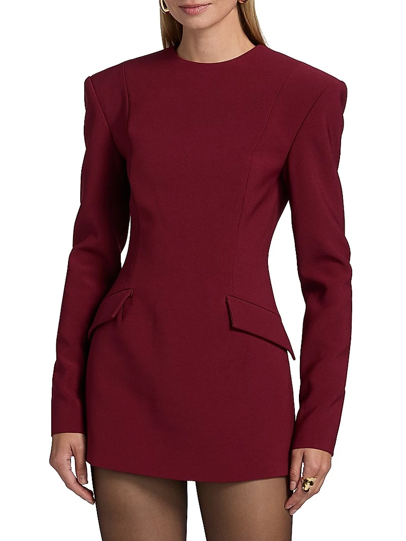 Alana Long-Sleeve Sheath Minidress