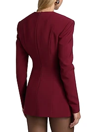 Alana Long-Sleeve Sheath Minidress
