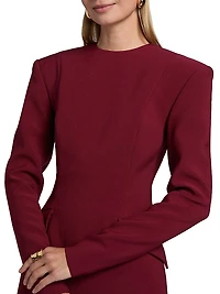 Alana Long-Sleeve Sheath Minidress