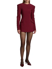 Alana Long-Sleeve Sheath Minidress