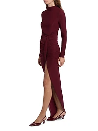 Sera Ruched Maxi Dress