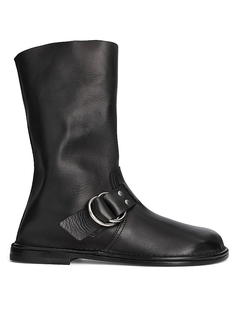 Kristen Leather Ankle Boots