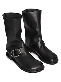 Kristen Leather Ankle Boots