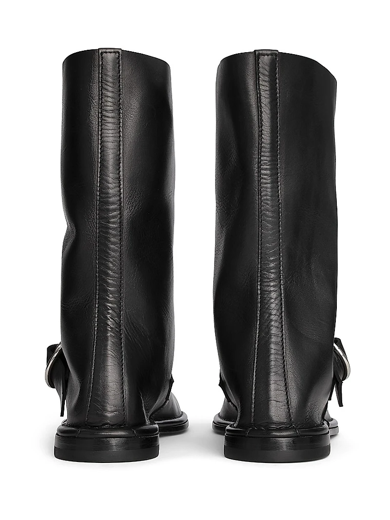 Kristen Leather Ankle Boots