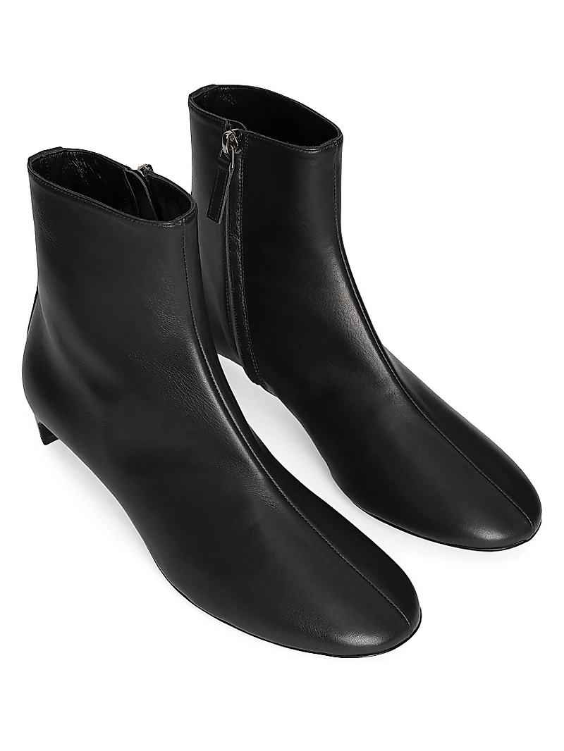 Claude 35MM Leather Ankle Boots