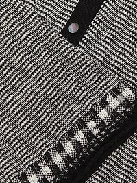 Striped Silk-Linen Cardigan
