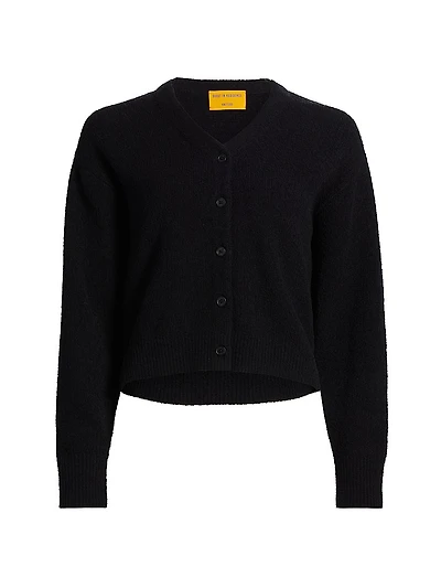 Collegiate Bouclé-Knit Cardigan