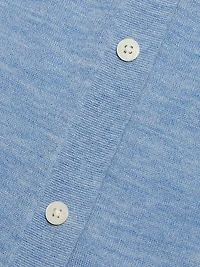 Showtime Cashmere Knit Button-Front Shirt