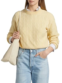Cable Collegiate Cashmere Sweater
