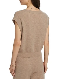 Rib-Knit Cashmere Vest