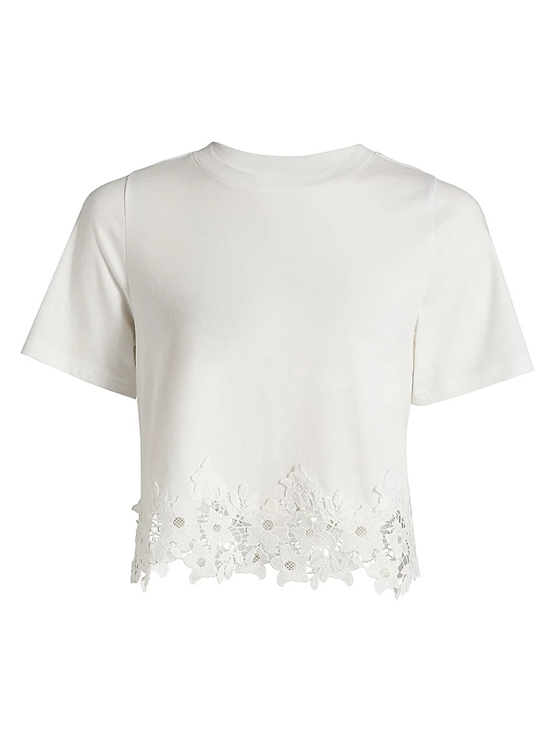Keanu Lace-Trim T-Shirt