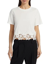 Keanu Lace-Trim T-Shirt