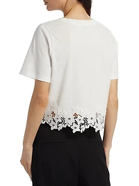 Keanu Lace-Trim T-Shirt