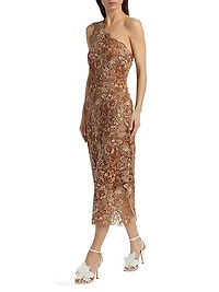 Sintra Crochet Midi-Dress