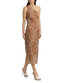 Sintra Crochet Midi-Dress