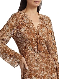 Madeira Crochet Minidress