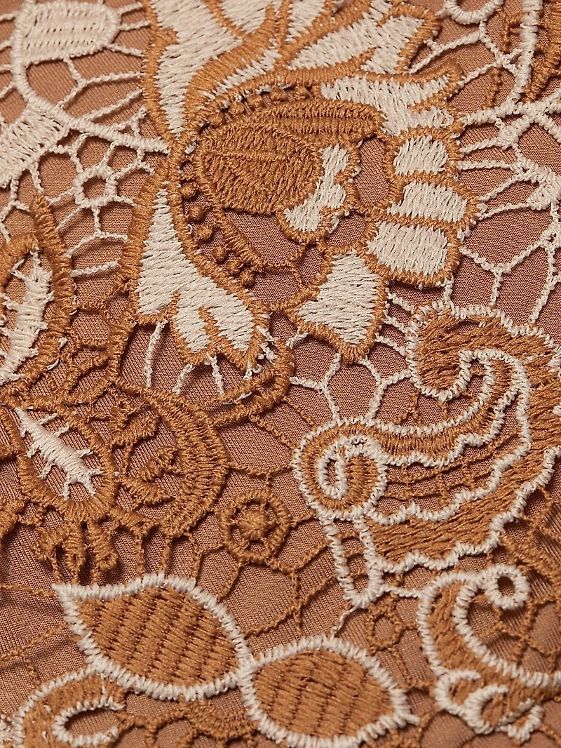 Madeira Crochet Minidress