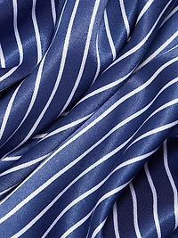 Cairo Satin Stripe Midi-Dress