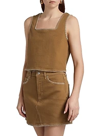Carbon Denim Sleeveless Top